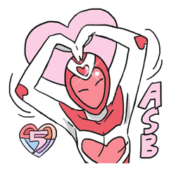 AsB - Kokoro Five (Heart Ranger)