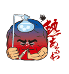 男梅 Lineスタンプ ノーベル製菓