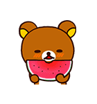 リラックマ バケーション（個別スタンプ：4）