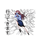 画面が割れて見えるドッキリ（個別スタンプ：8）
