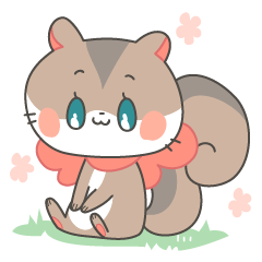 [LINEスタンプ] 敬語リスさん