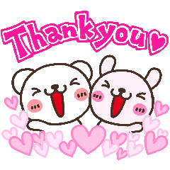 [LINEスタンプ] ありがとー！感謝いっぱいサンキュ～♪